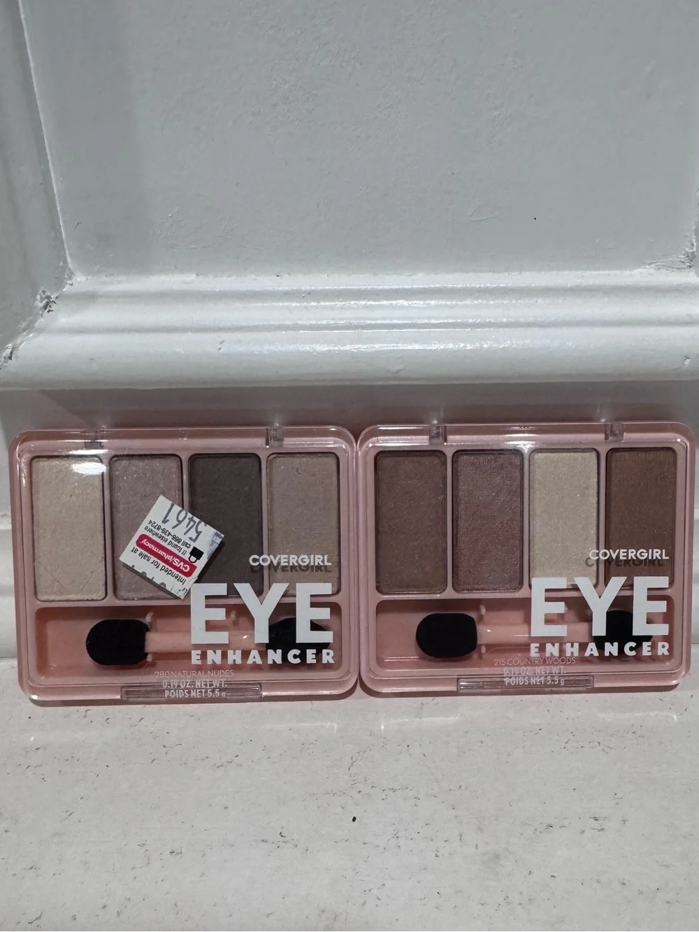 CoverGirl Eye Enhancer Eyeshadow Palette - Neutral Pink Shades 2 palettes NWT